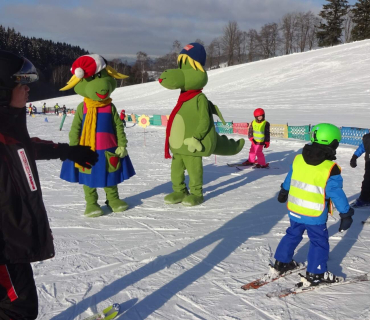 Lyžařská školička - 1. den 6.2.2023