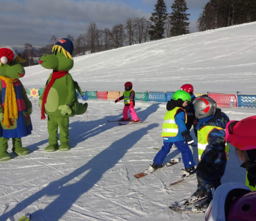Lyžařská školička - 1. den 6.2.2023