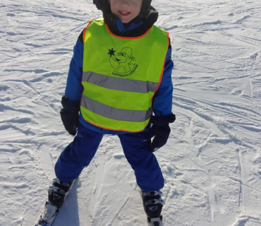 Lyžařská školička - 1. den 6.2.2023