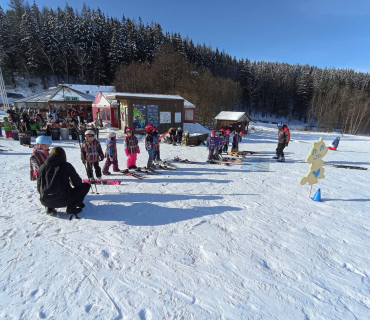 Lyžařská školička - 1. den 6.2.2023