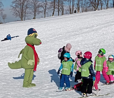 Lyžařská školička - 1. den 6.2.2023