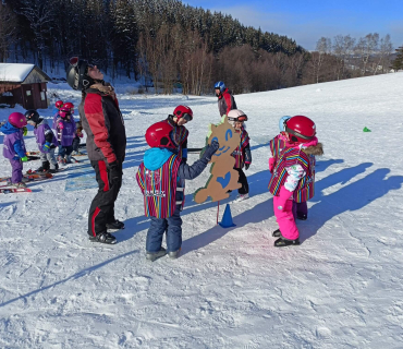Lyžařská školička - 1. den 6.2.2023