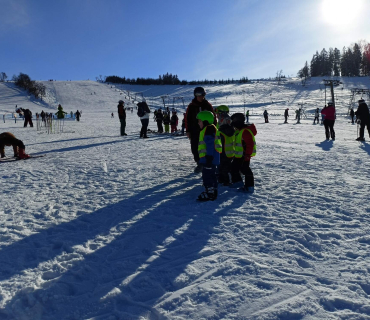 Lyžařská školička - 1. den 6.2.2023