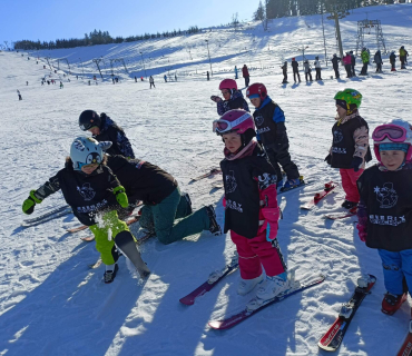 Lyžařská školička - 1. den 6.2.2023