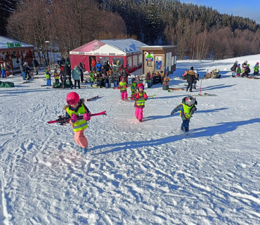 Lyžařská školička - 1. den 6.2.2023