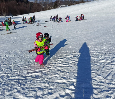 Lyžařská školička - 1. den 6.2.2023
