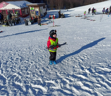 Lyžařská školička - 1. den 6.2.2023