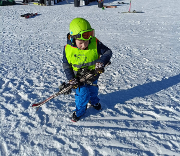 Lyžařská školička - 1. den 6.2.2023