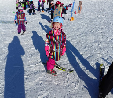 Lyžařská školička - 1. den 6.2.2023