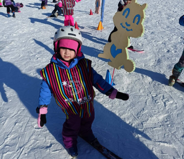 Lyžařská školička - 1. den 6.2.2023