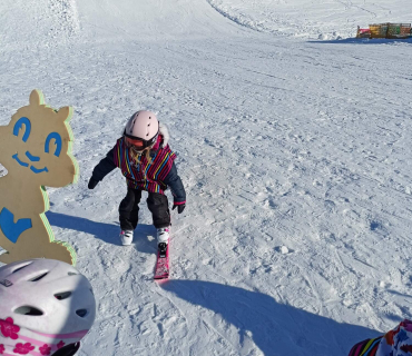 Lyžařská školička - 1. den 6.2.2023