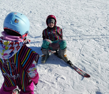 Lyžařská školička - 1. den 6.2.2023