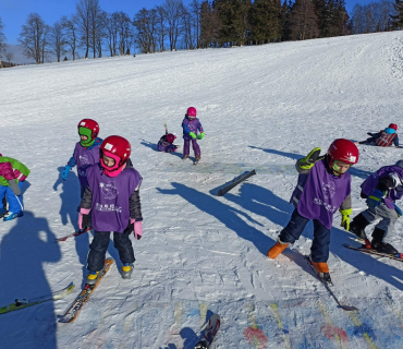 Lyžařská školička - 1. den 6.2.2023