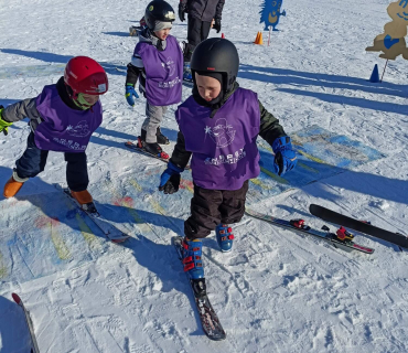 Lyžařská školička - 1. den 6.2.2023