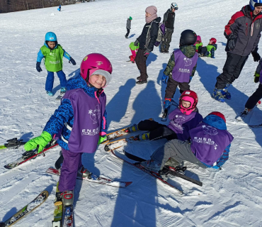 Lyžařská školička - 1. den 6.2.2023