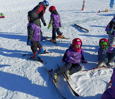 Lyžařská školička - 1. den 6.2.2023