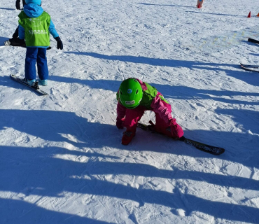 Lyžařská školička - 1. den 6.2.2023