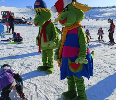 Lyžařská školička - 1. den 6.2.2023