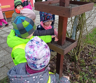 Hvězdičky - téma: ptáci v zimě