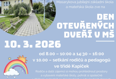 Den otevřených dveří MŠ